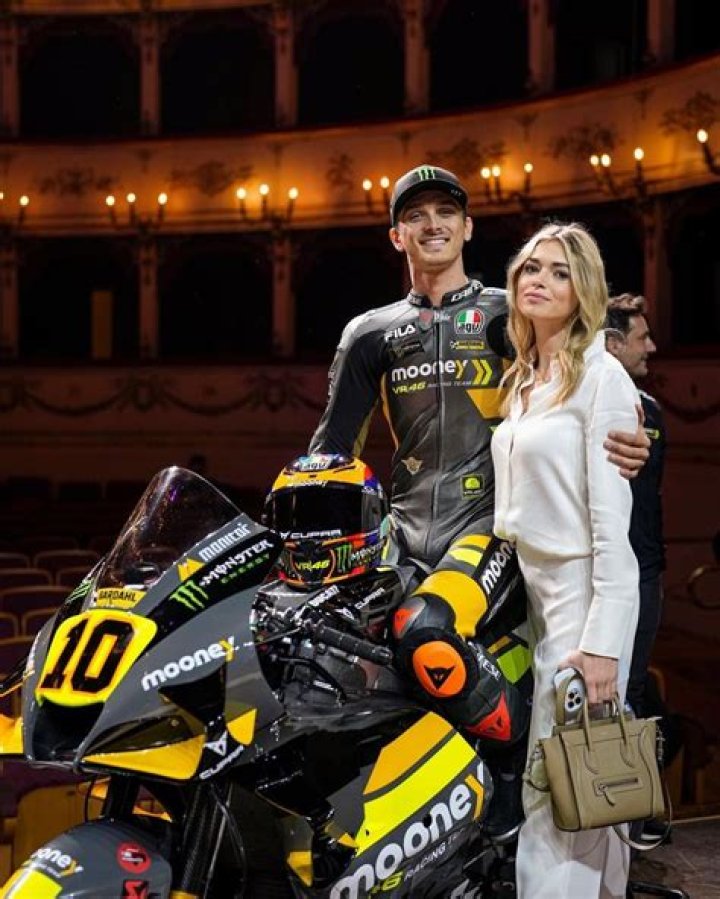 Marta Vincenzi And Luca Marini In Motorcycle Racing